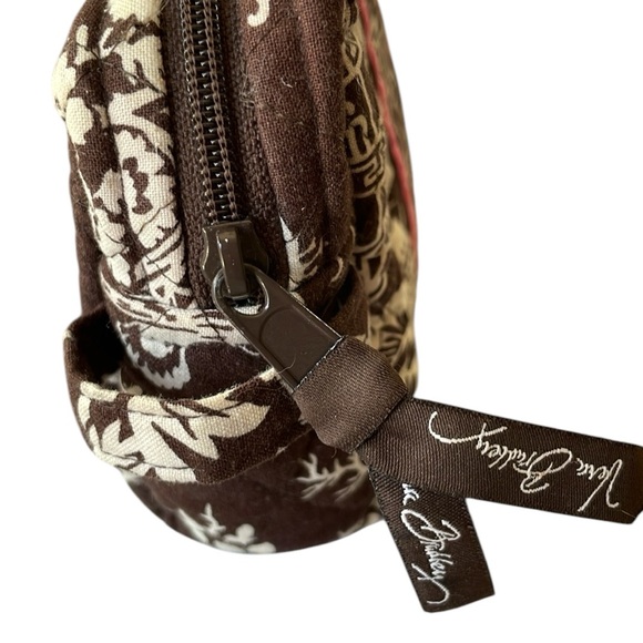Vera Bradley Imperial Toile Brown Makeup Bag - Picture 3 of 5